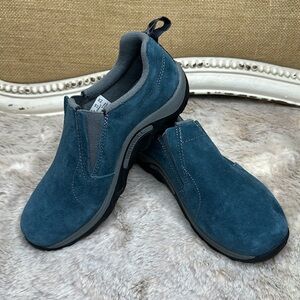 Merrell Kids |  Jungle Moc India Ink Suede Slip-On Shoes